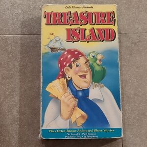 Vintage Treasure Island VHS Tape